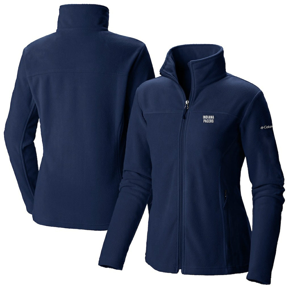 Columbia Indiana Pacers Women's Give & Go II Fleece Full-Zip Jacket Navy