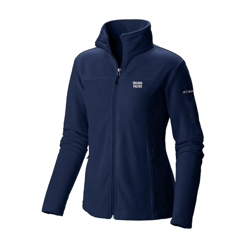 Columbia Indiana Pacers Women's Give & Go II Fleece Full-Zip Jacket Navy