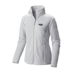 Columbia Miami Heat Women's Give & Go II Fleece Full-Zip Jacket White
