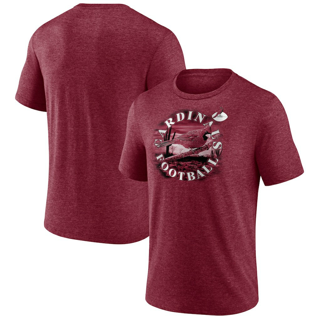 Arizona Cardinals Sporting Chance Tri-Blend T-Shirt - Cardinal - NFL