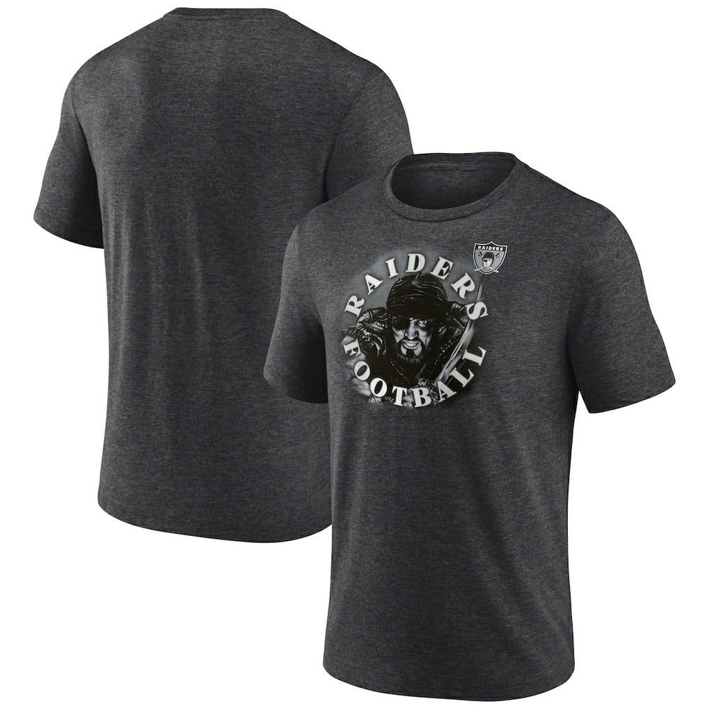 Las Vegas Raiders Sporting Chance Tri-Blend T-Shirt - Charcoal - NFL