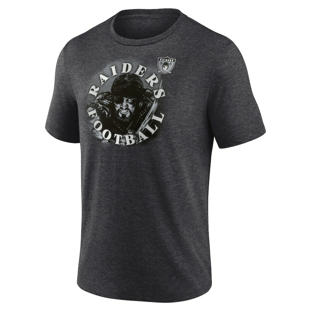 Las Vegas Raiders Sporting Chance Tri-Blend T-Shirt - Charcoal - NFL