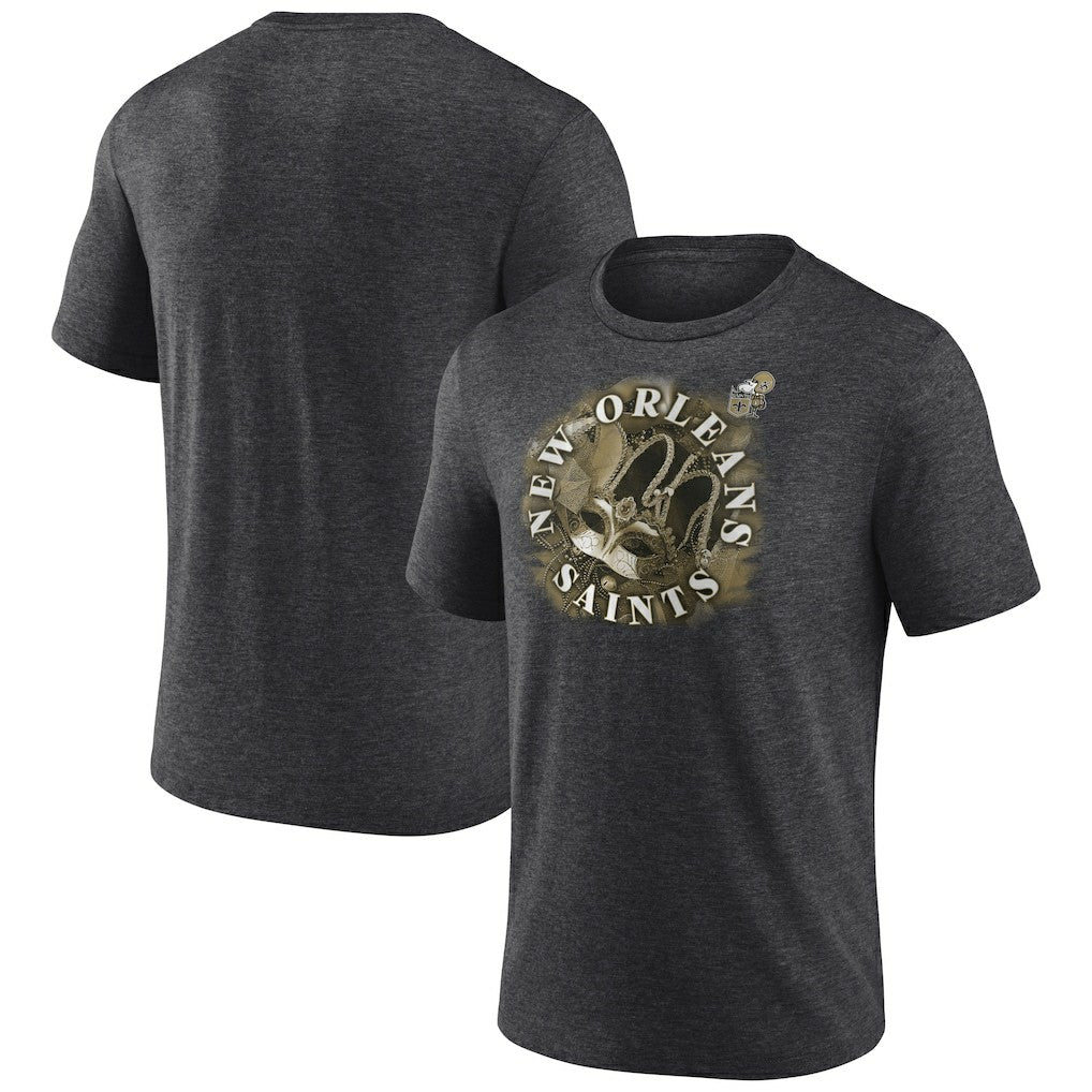 New Orleans Saints Sporting Chance Tri-Blend T-Shirt - Charcoal - NFL
