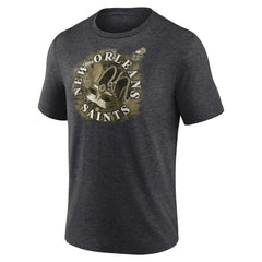 New Orleans Saints Sporting Chance Tri-Blend T-Shirt - Charcoal - NFL