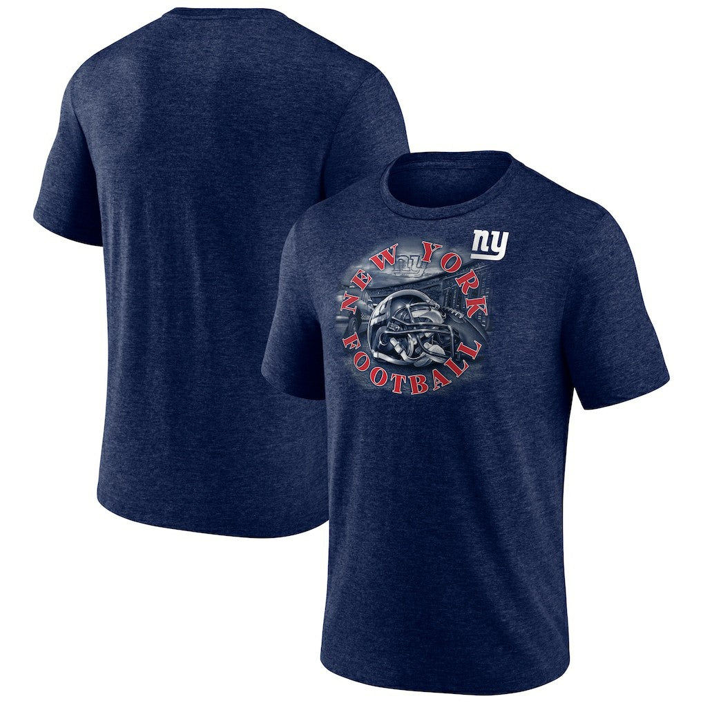 New York Giants Sporting Chance Tri-Blend T-Shirt - Navy - NFL