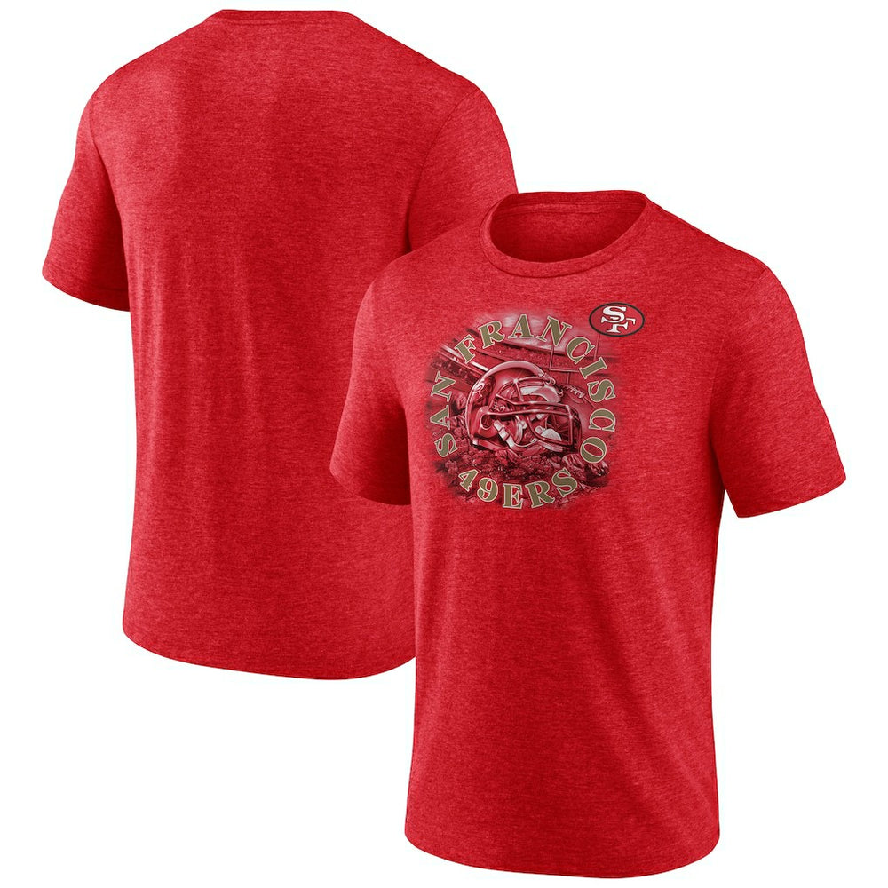 San Francisco 49ers Sporting Chance Tri-Blend T-Shirt - Scarlet - NFL