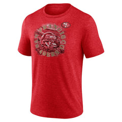 San Francisco 49ers Sporting Chance Tri-Blend T-Shirt - Scarlet - NFL