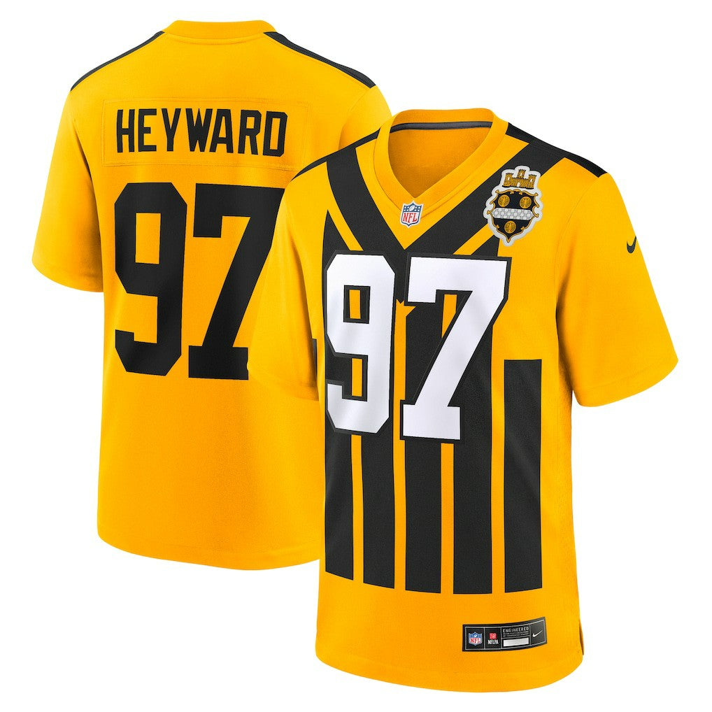 Cameron Heyward Pittsburgh Steelers Alternate 1933 Throwback Game Jersey - Gold - Nike