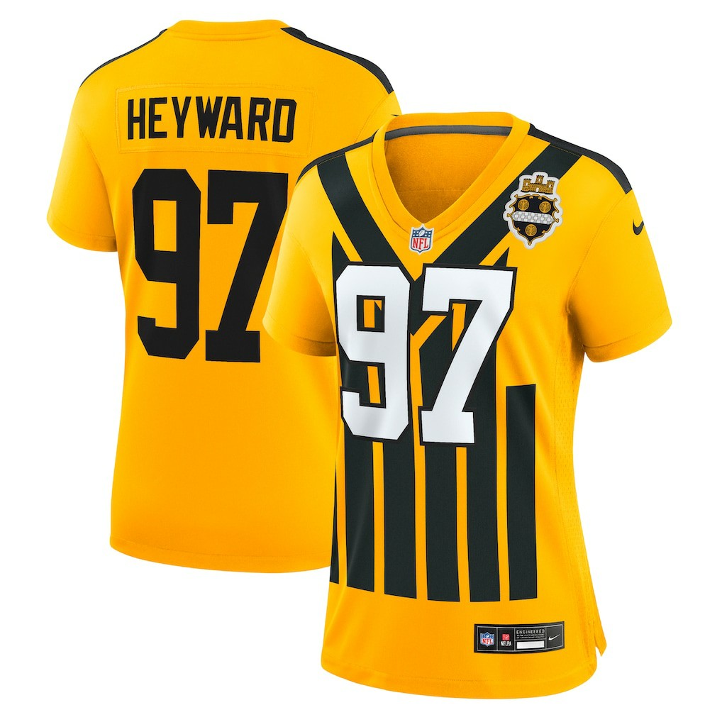 Cameron Heyward Pittsburgh Steelers Women's Alternate 1933 Throwback Game Jersey - Gold - Nike