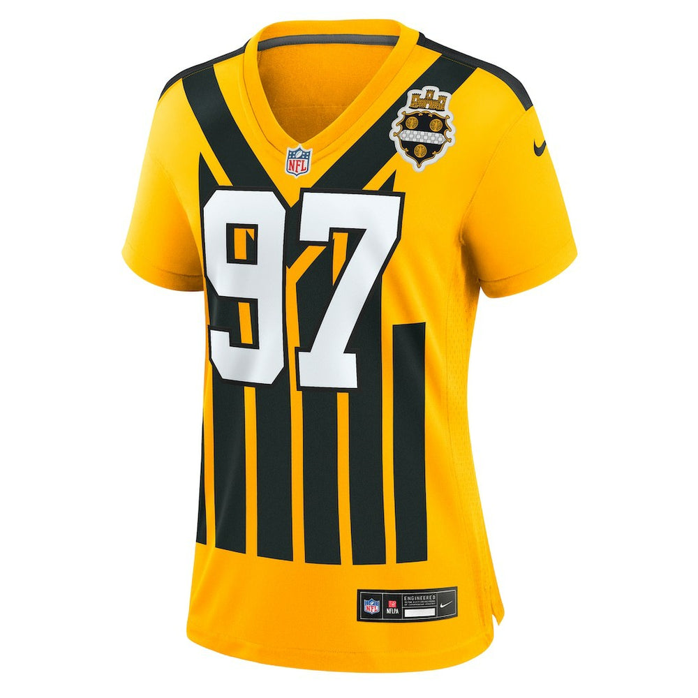 Cameron Heyward Pittsburgh Steelers Women's Alternate 1933 Throwback Game Jersey - Gold - Nike