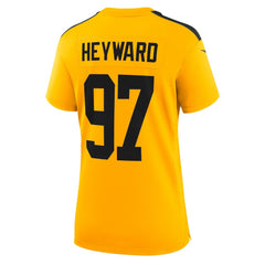 Cameron Heyward Pittsburgh Steelers Women's Alternate 1933 Throwback Game Jersey - Gold - Nike