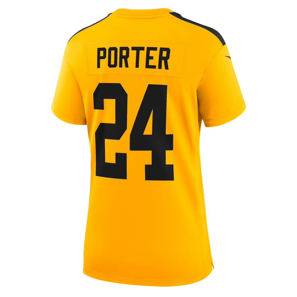 Joey Porter Jr. Pittsburgh Steelers Women's Alternate 1933 Throwback Game Jersey - Gold - Nike