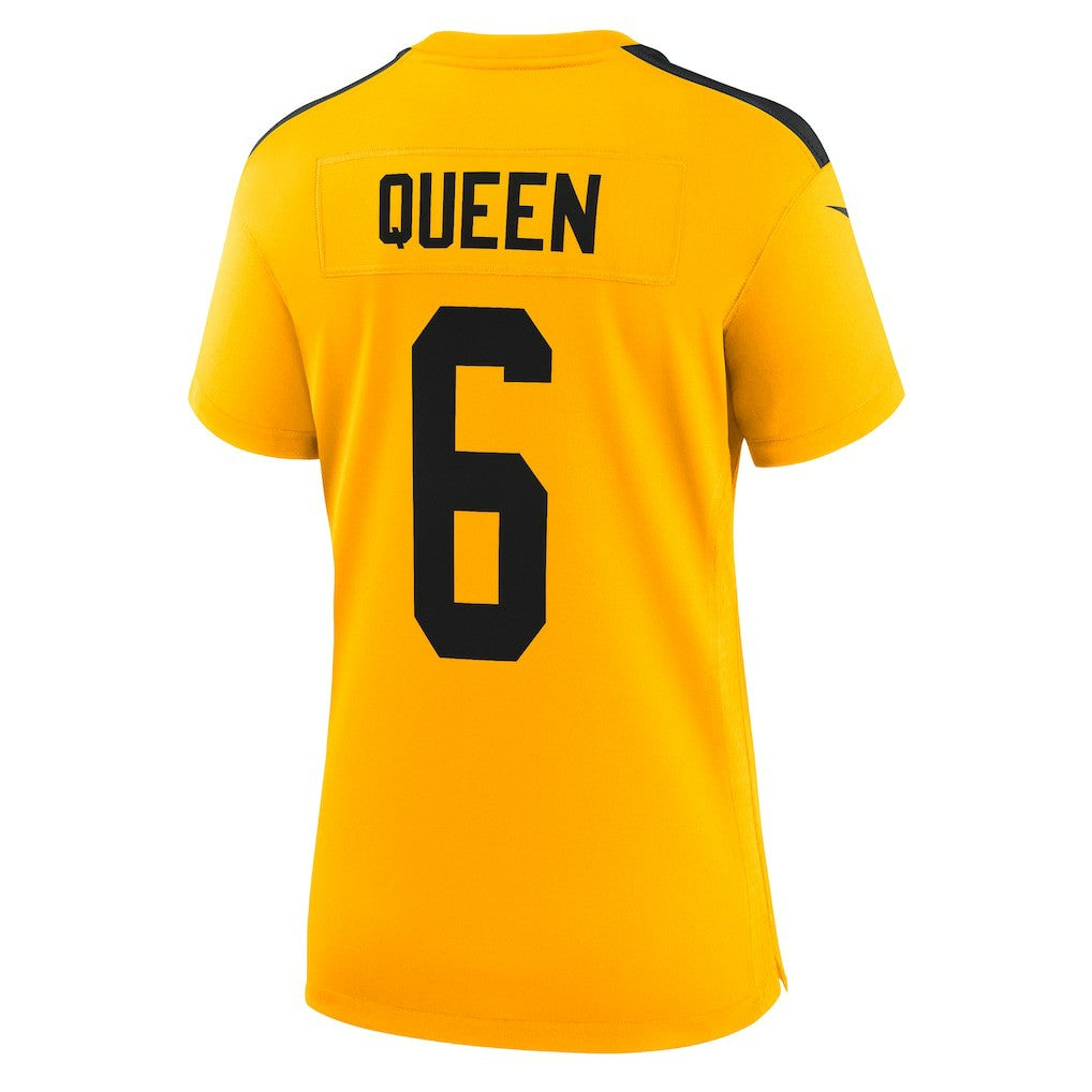 Patrick Queen Pittsburgh Steelers Women's Alternate 1933 Throwback Game Jersey - Gold - Nike