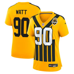 T.J. Watt Pittsburgh Steelers Women's Alternate 1933 Throwback Game Jersey - Gold - Nike