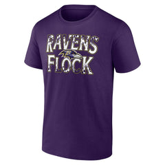 Baltimore Ravens Ravens Flock T-Shirt - Purple - Fanatics