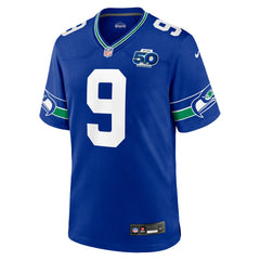 Kenneth Walker III Seattle Seahawks Alternate 50th Season Game Jersey - Royal - Nike