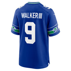 Kenneth Walker III Seattle Seahawks Alternate 50th Season Game Jersey - Royal - Nike