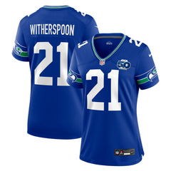 Devon Witherspoon Seattle Seahawks Women's Alternate 50th Season Game Jersey - Royal - Nike