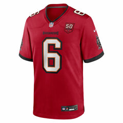 Baker Mayfield Tampa Bay Buccaneers 50th Season Team Game Jersey - Red - Nike