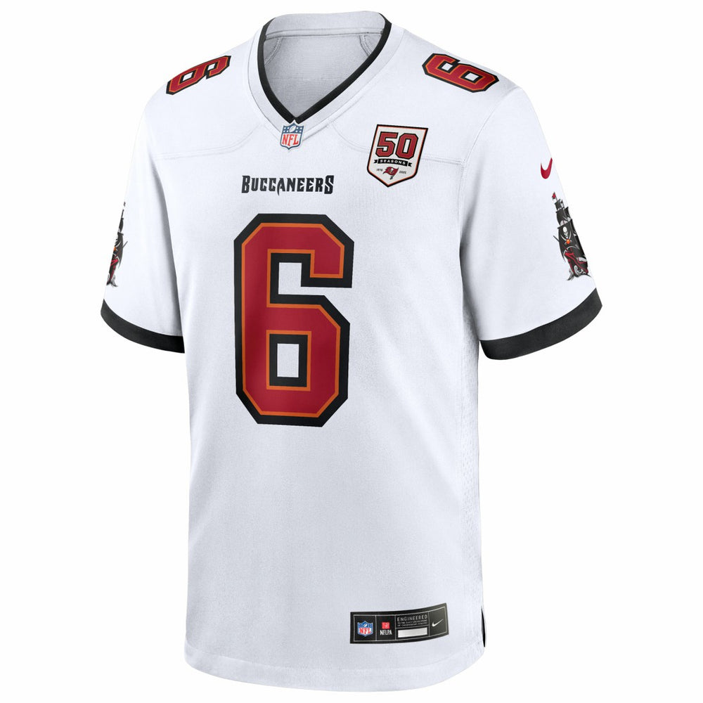 Baker Mayfield Tampa Bay Buccaneers 50th Season White Game Jersey - White - Nike