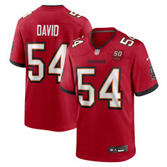 Lavonte David Tampa Bay Buccaneers 50th Season Team Game Jersey - Red - Nike