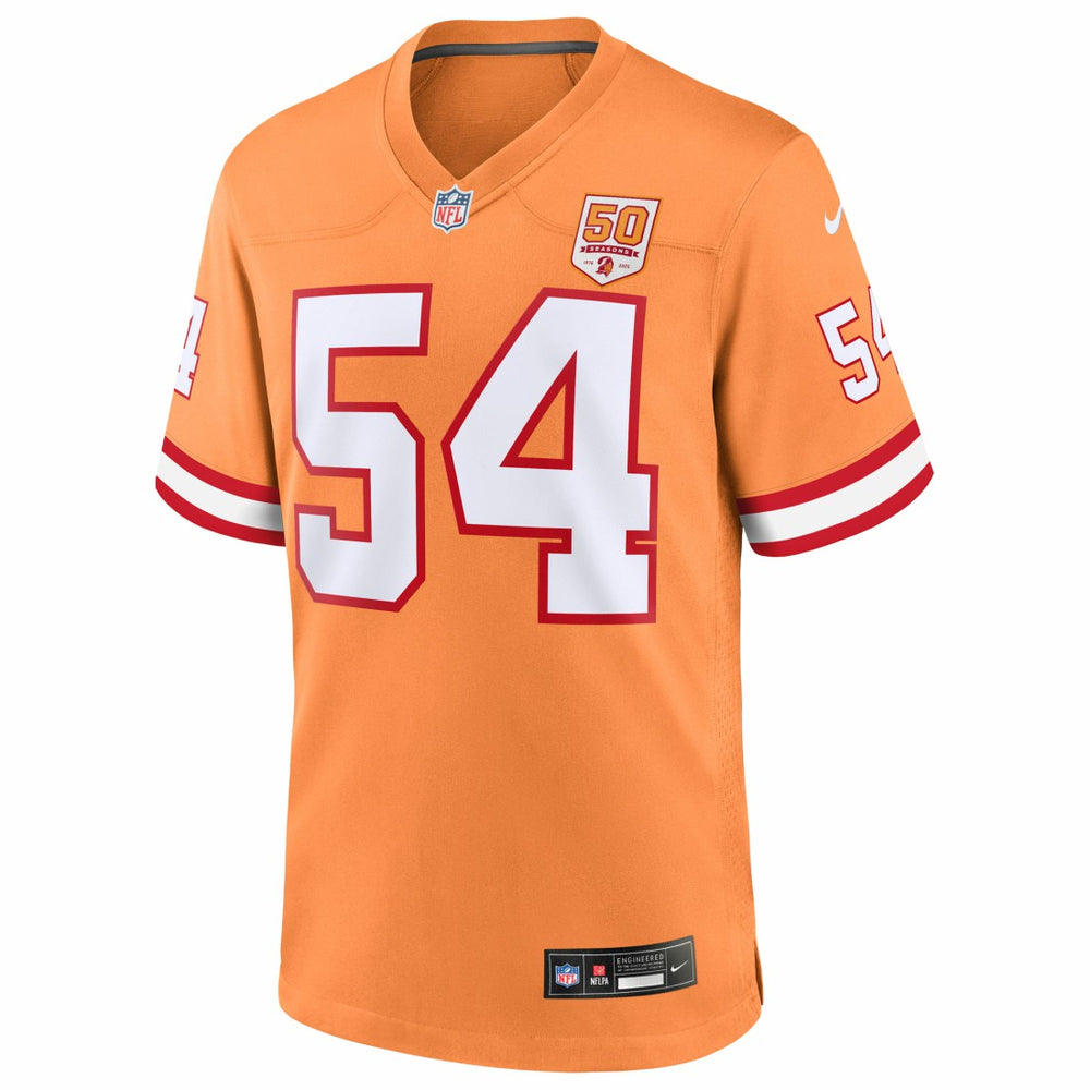 Lavonte David Tampa Bay Buccaneers 50th Season Game Jersey - Creamsicle - Nike