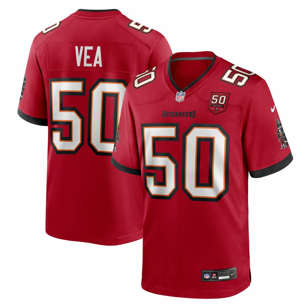 Vita Vea Tampa Bay Buccaneers 50th Season Team Game Jersey - Red - Nike