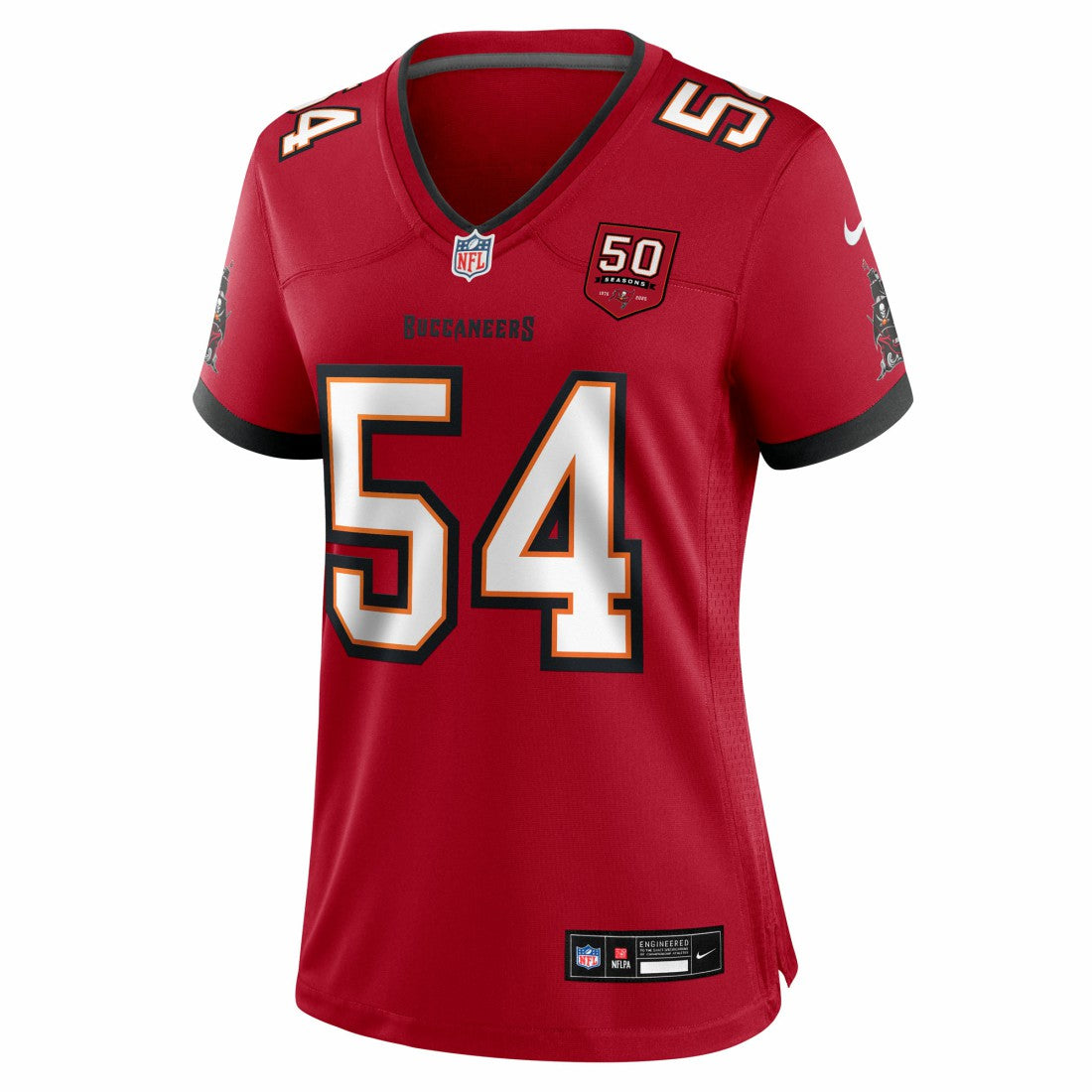 Lavonte David Tampa Bay Buccaneers Women's 50th Anniversary Team Game Jersey - Red - Nike