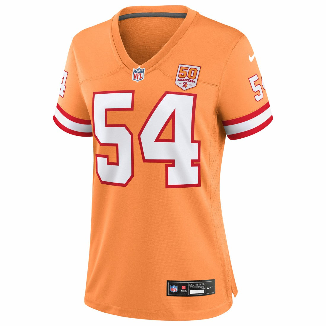 Lavonte David Tampa Bay Buccaneers Women's 50th Season Game Jersey - Creamsicle - Nike
