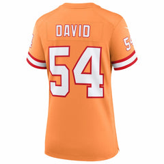 Lavonte David Tampa Bay Buccaneers Women's 50th Season Game Jersey - Creamsicle - Nike