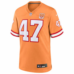 John Lynch Tampa Bay Buccaneers 50th Season Game Jersey - Creamsicle - Nike