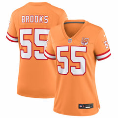 Derrick Brooks Tampa Bay Buccaneers Women's 50th Season Game Jersey - Creamsicle - Nike
