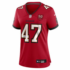 John Lynch Tampa Bay Buccaneers Women's 50th Anniversary Team Game Jersey - Red - Nike