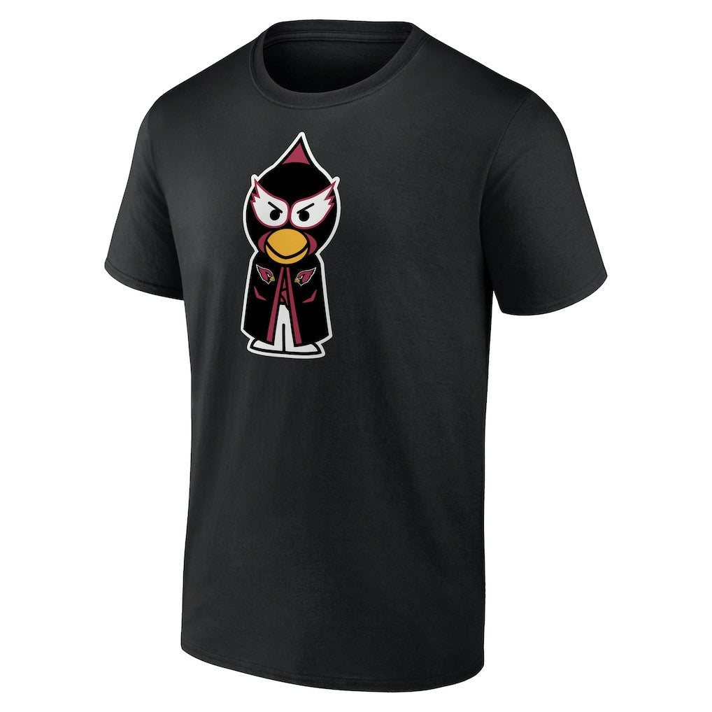 Arizona Cardinals Luchador Bird T-Shirt - Black - NFL