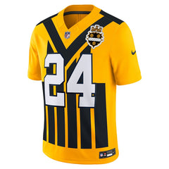 Joey Porter Jr. Pittsburgh Steelers Alternate 1933 Throwback Vapor F.U.S.E. Limited Jersey - Gold - Nike