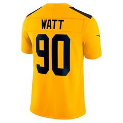 T.J. Watt Pittsburgh Steelers Alternate Vapor F.U.S.E. Limited Jersey - Gold - Nike