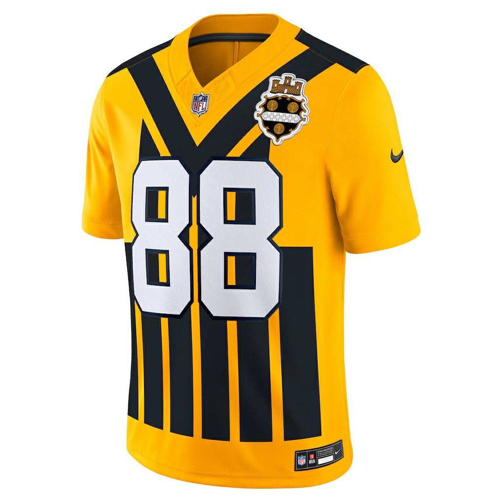 Pat Freiermuth Pittsburgh Steelers Alternate Vapor F.U.S.E. Limited Jersey - Gold - Nike