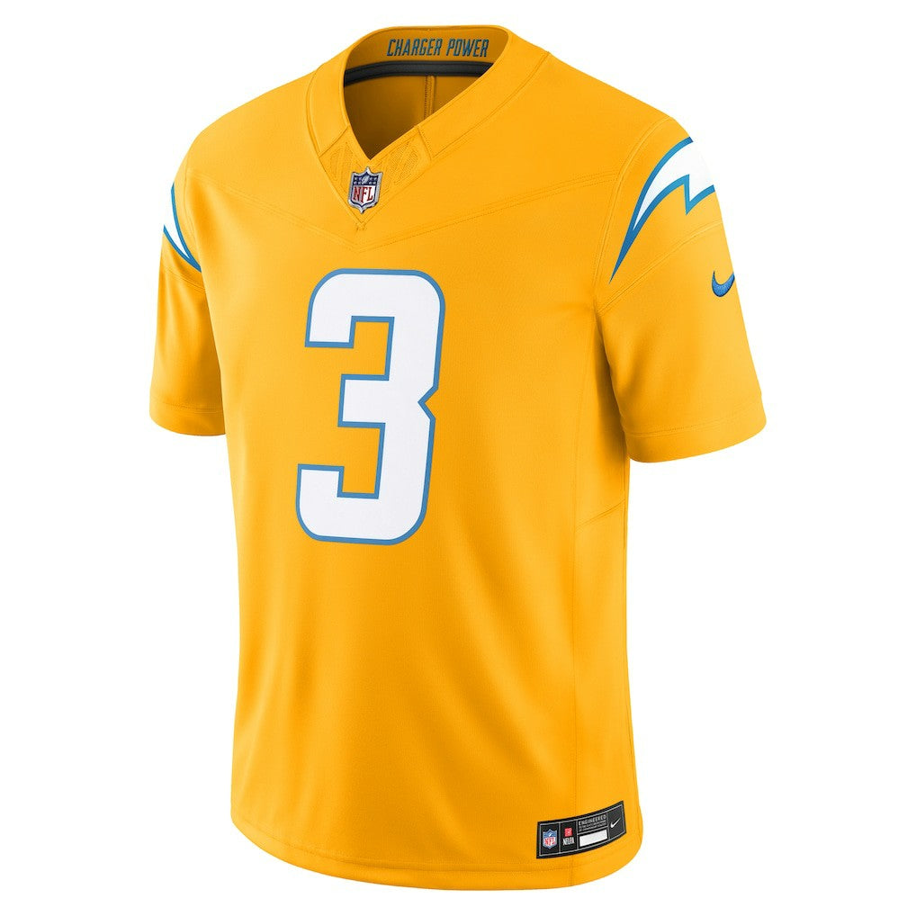 Derwin James Jr. Los Angeles Chargers Alternate Charger Power Vapor F.U.S.E. Limited Jersey - Gold - Nike