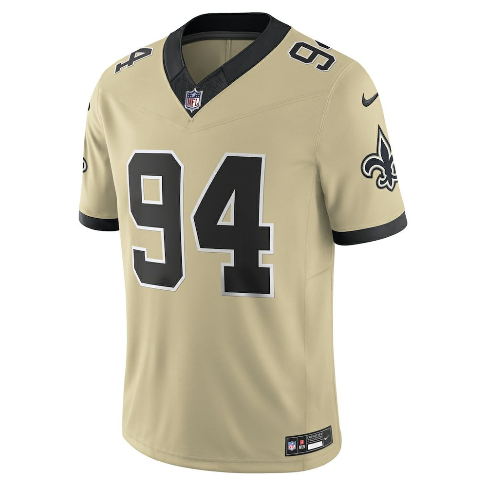 Cameron Jordan New Orleans Saints Gameday Golds Alternate Vapor F.U.S.E. Limited Jersey - Gold - Nike