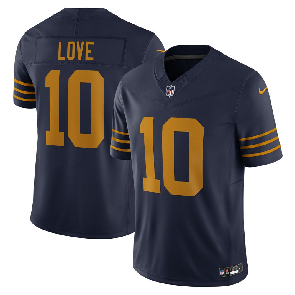 Jordan Love Green Bay Packers The 1923 Classic Vapor F.U.S.E. Limited Jersey - Navy - Nike