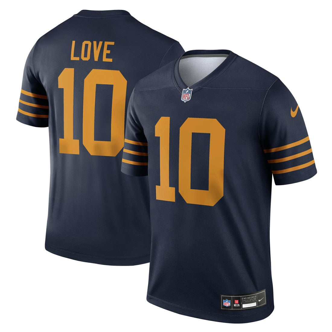 Jordan Love Green Bay Packers The 1923 Classic Legend Player Dri-FIT Top - Navy - Nike