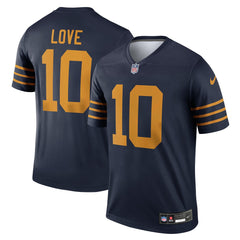 Jordan Love Green Bay Packers The 1923 Classic Legend Player Dri-FIT Top - Navy - Nike