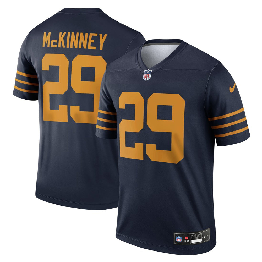 Xavier McKinney Green Bay Packers The 1923 Classic Legend Player Dri-FIT Top - Navy - Nike