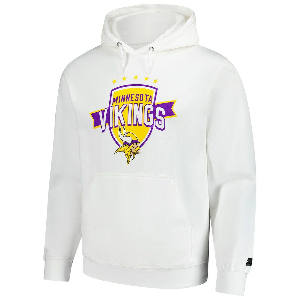 Minnesota Vikings Starter Vintage Pullover Hoodie - White - NFL