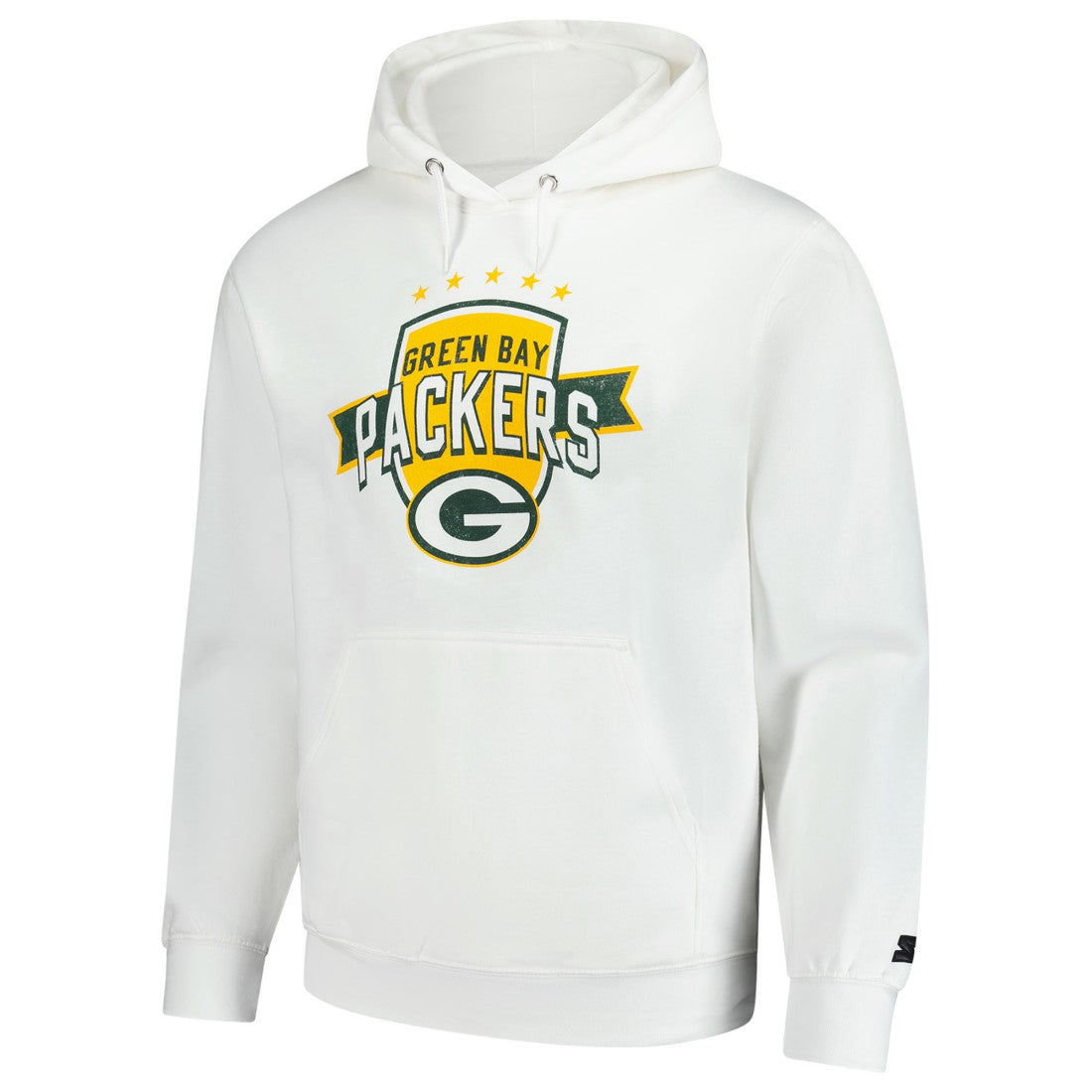 Green Bay Packers Starter Vintage Pullover Hoodie - White - NFL