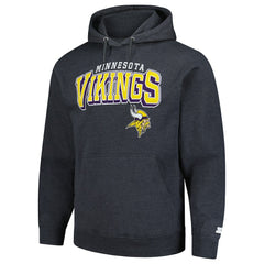 Minnesota Vikings Starter Vintage Pullover Hoodie - Charcoal - NFL