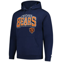 Chicago Bears Starter Vintage Pullover Hoodie - Navy - NFL