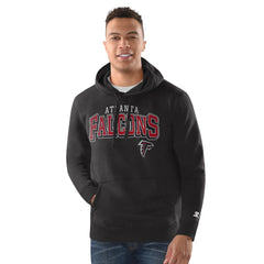 Atlanta Falcons Starter Vintage Pullover Hoodie - Black - NFL
