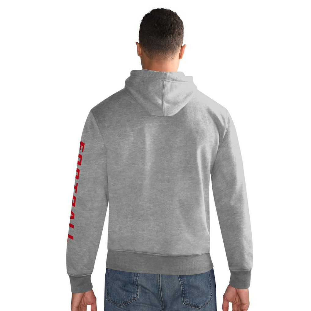 New York Giants Starter Vintage Pullover Hoodie - Heather Gray - NFL