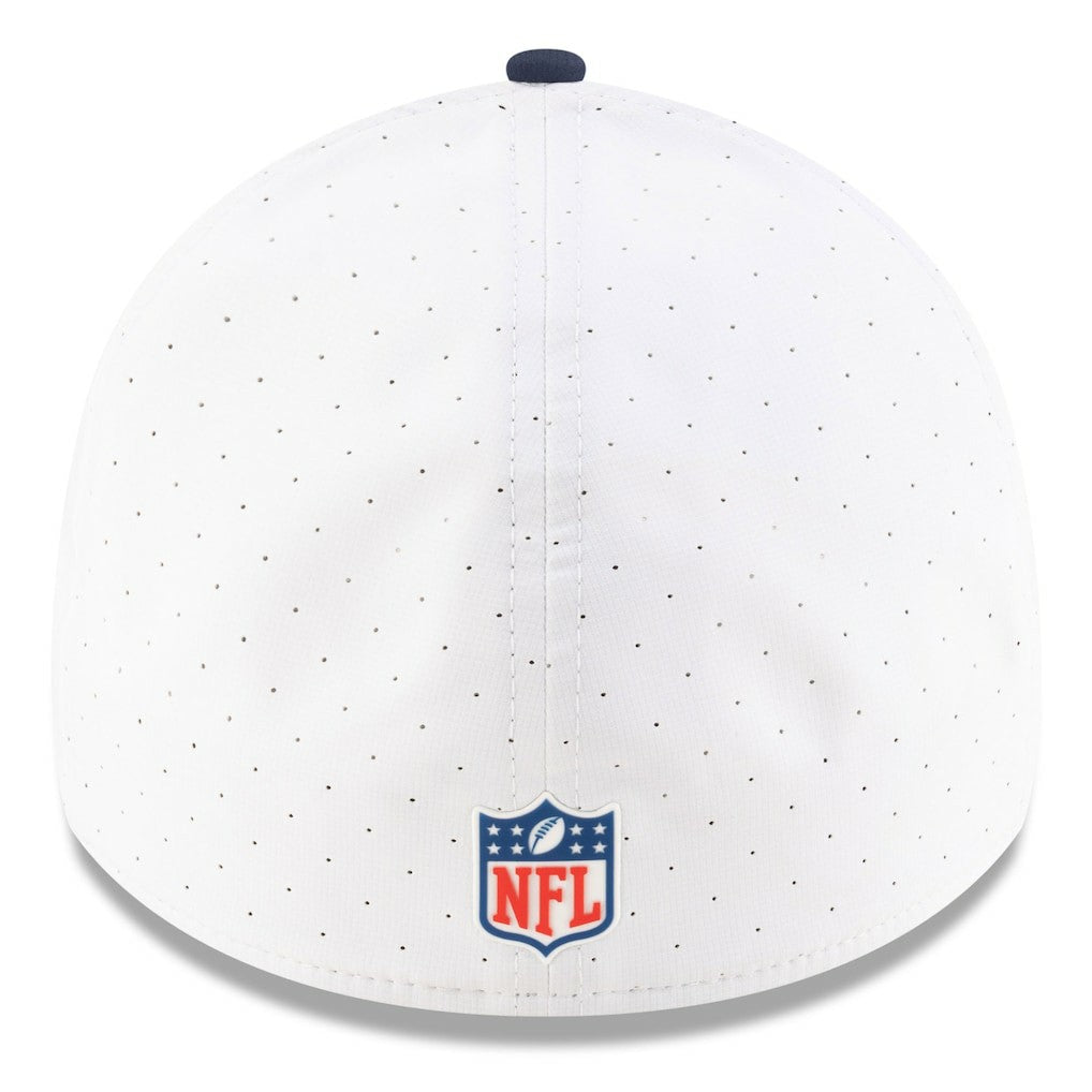 Dallas Cowboys New Era 2025 NFL Training Camp 39THIRTY Flex Hat - White/Navy - NFL